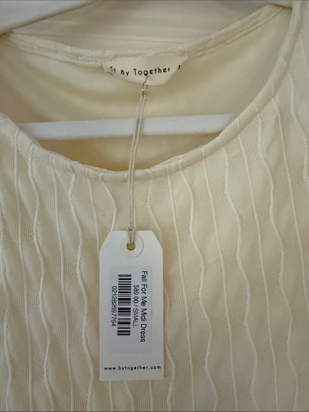 By Together Cream Sleeveless Maxi Dress